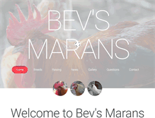 Tablet Screenshot of bevsmarans.com